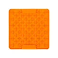 Lickimat Mini Buddy Slow Food Bowl Anti-Anxiety Mat for Dogs - Orange