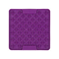 Lickimat Mini Buddy Slow Food Bowl Anti-Anxiety Mat for Dogs - Purple