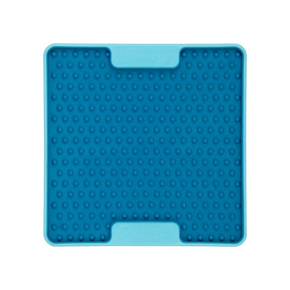 Lickimat Mini Tuff Soother Slow Food Bowl Anti-Anxiety Mat for Dogs - Turquoise