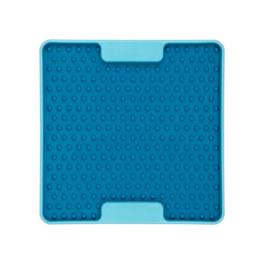 Lickimat Mini Tuff Soother Slow Food Bowl Anti-Anxiety Mat for Dogs - Turquoise