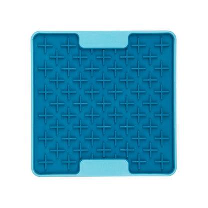 Lickimat Mini Tuff Buddy Slow Food Bowl Anti-Anxiety Mat for Dogs - Turquoise