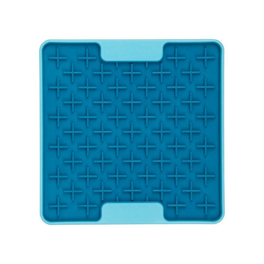 Lickimat Mini Tuff Buddy Slow Food Bowl Anti-Anxiety Mat for Dogs - Turquoise