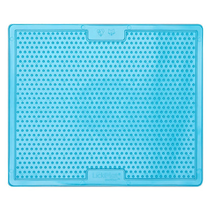 Lickimat Soother Original Slow Food Licking Mat for Cats & Dogs New Style Large - Green