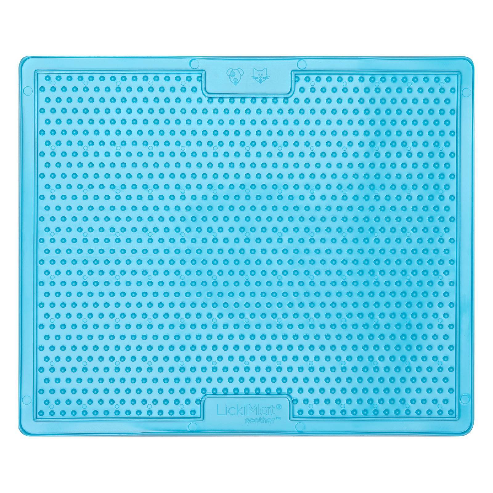Lickimat Soother Original Slow Food Licking Mat for Cats & Dogs New Style Large - Orange