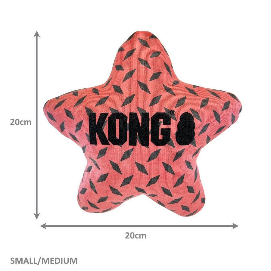 KONG Maxx Star Puncture Resistant Plush Dogs Toy - 3 units