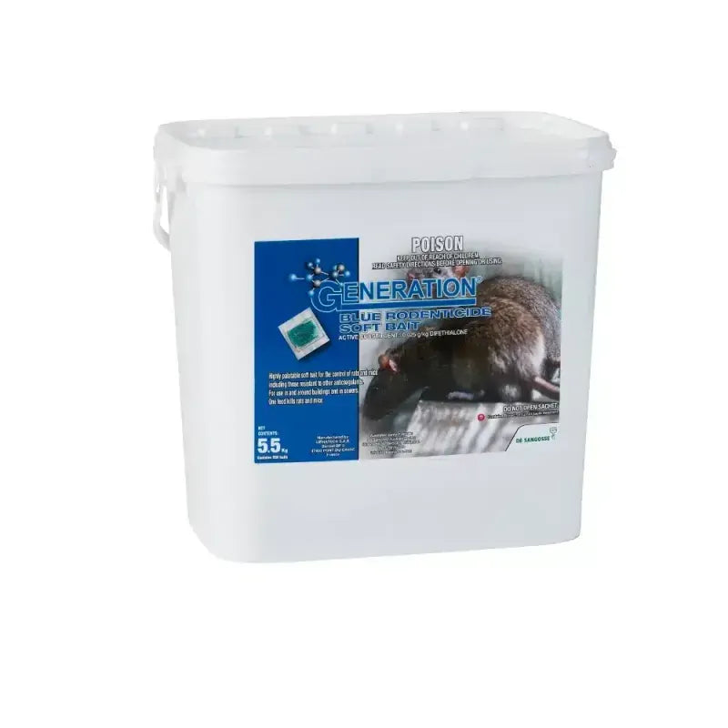 Generation Blue Soft Bait Rodenticide 5.5Kg
