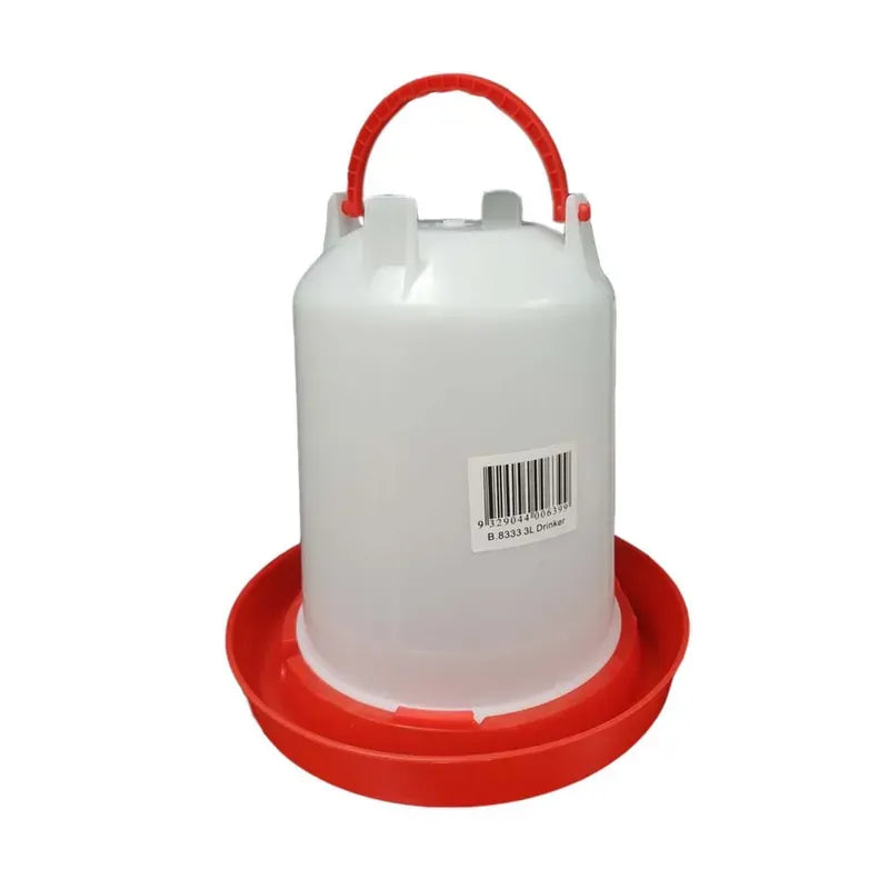 Ipetz Plastic Poultry Drinker 3L