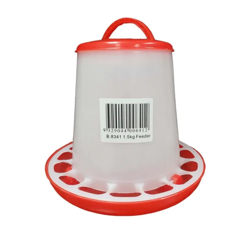 Ipetz Plastic Poultry Feeder 1.5Kg
