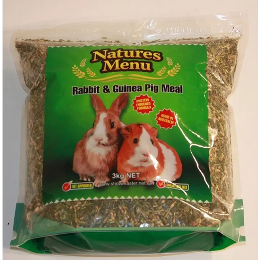 Natures Menu Rabbit & Guinea Pig Meal 3Kg