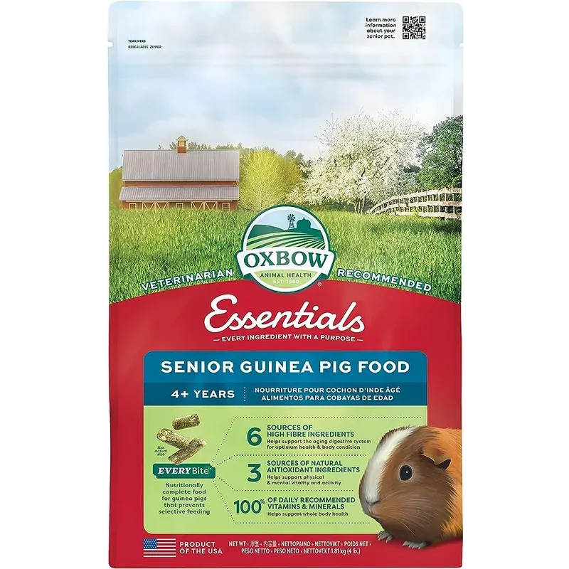 Oxbow Essentials Senior Guinea Pig Food 1.8kg