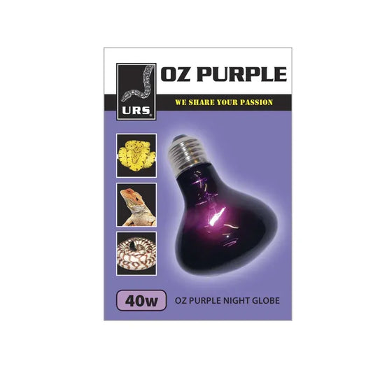 Urs Oz Purple Night Globe 40W
