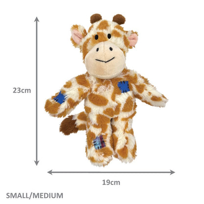 KONG Wild Knots Giraffe Tug & Snuggle Plush Dog Toy x 3 units