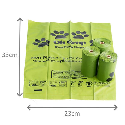 Oh Crap Compostable Dog Poop Bags - Retail Display box of 12 units