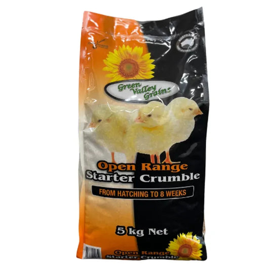 Green Valley Open Range Pullet Starter Crumbles 5Kg
