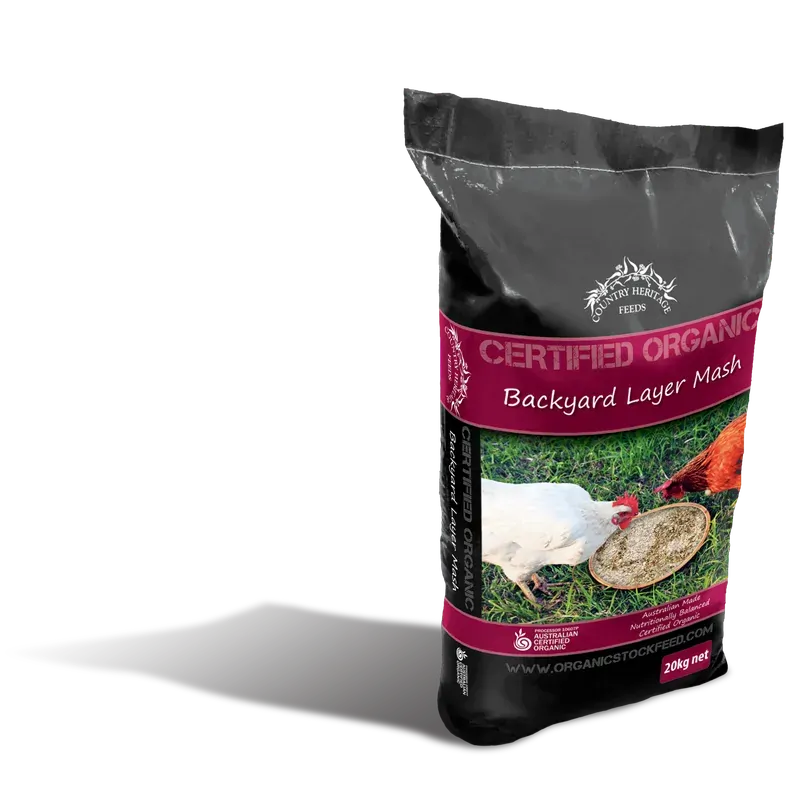 Country Heritage Organic Backyard Layer Mash 20kg