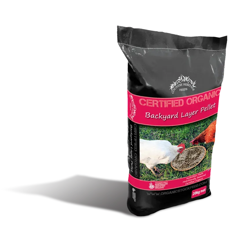 Country Heritage Organic Backyard Layer Pellets 20kg