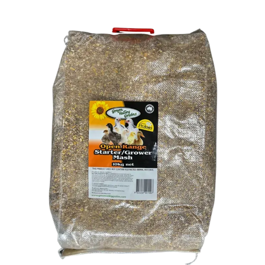 Green Valley Open Range Starter Grower Mash 10Kg