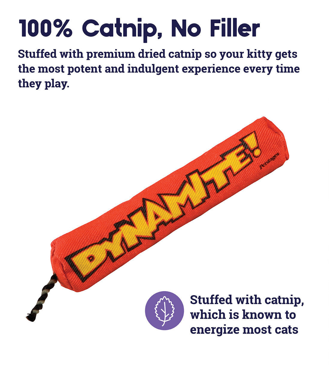 Petstages Green Magic Dynamite Kickaroo Catnip Toy