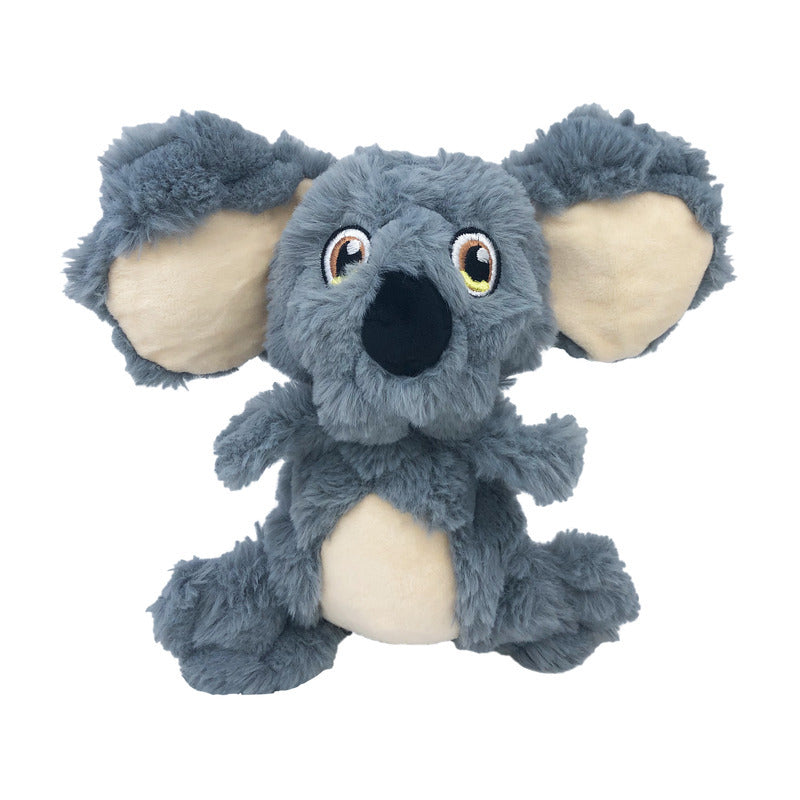3 x KONG Scrumplez Tug Squeaker Dog Toy - Koala