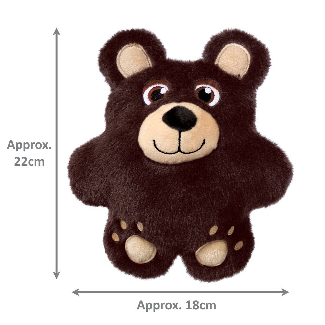 KONG Snuzzles Plush Squeaker Dog Toy - Bear 