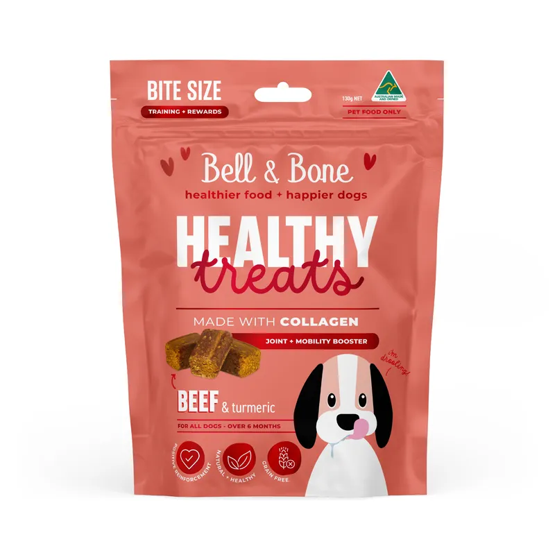 Bell & Bone Healthy Treats Beef (Joint & Mobility) 130G