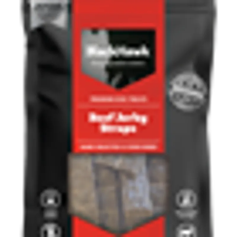 Black Hawk Dog Treats Beef Jerky Straps 100G