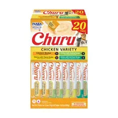 Inaba Churu Puree Chicken Varieties Cat Treats 20 x 14g Box