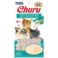 Inaba Churu Puree Chicken with Crab Cat Treats 56g x 6 Pack