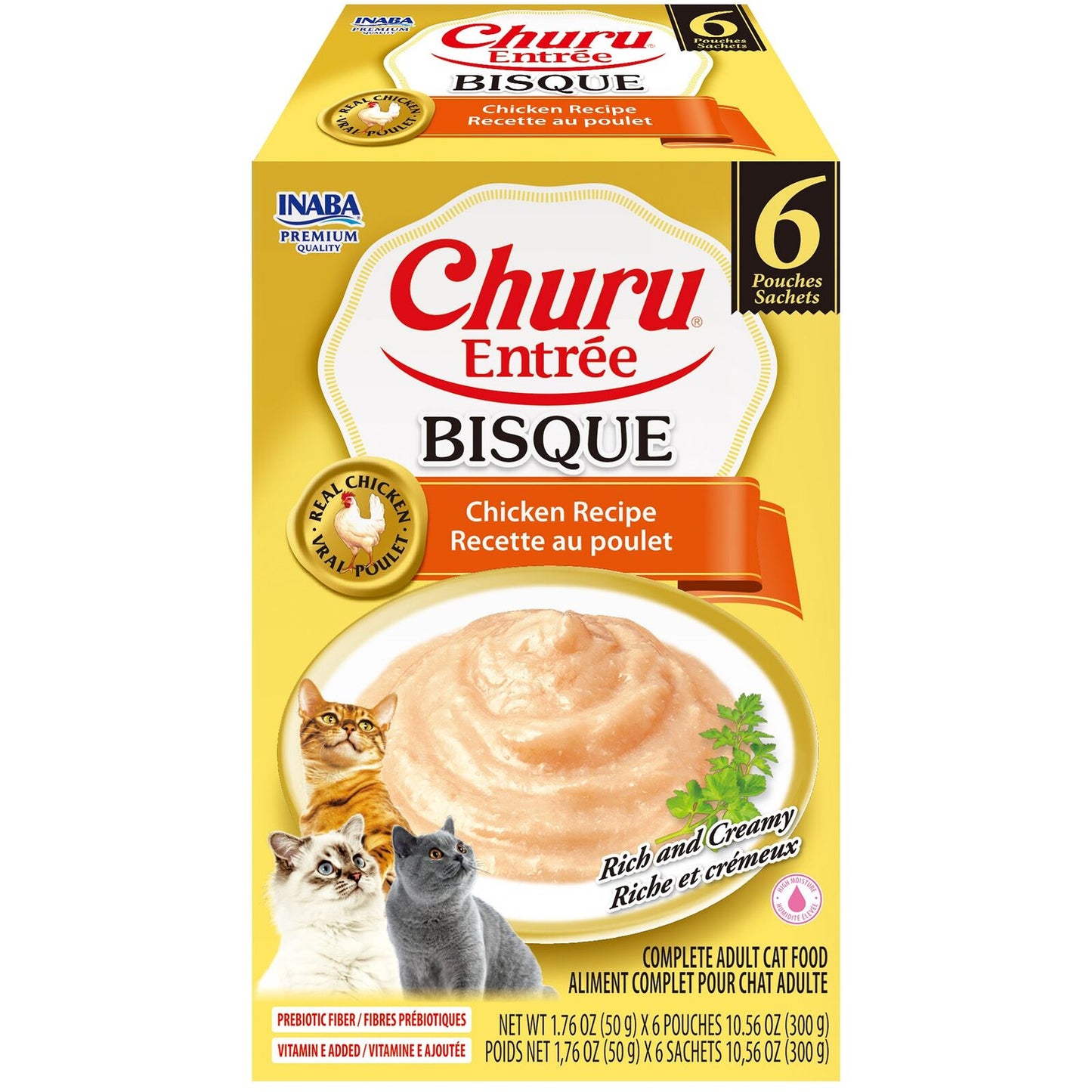 Inaba Cat Churu Entree Bisque Chicken 6X50G