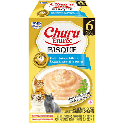 Inaba Cat Churu Entree Bisque Chicken W Cheese 6X50G