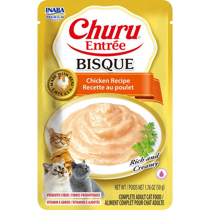 Inaba Cat Churu Entree Bisque Chicken 50G 6Pk Srt (Om6)