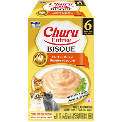 Inaba Cat Churu Entree Bisque Chicken W Tuna 6X50G