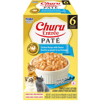 Inaba Cat Churu Entree Pate Chicken W Cheese 6X50G