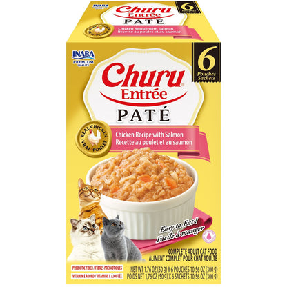 Inaba Cat Churu Entree Pate Chicken W Salmon 6X50G