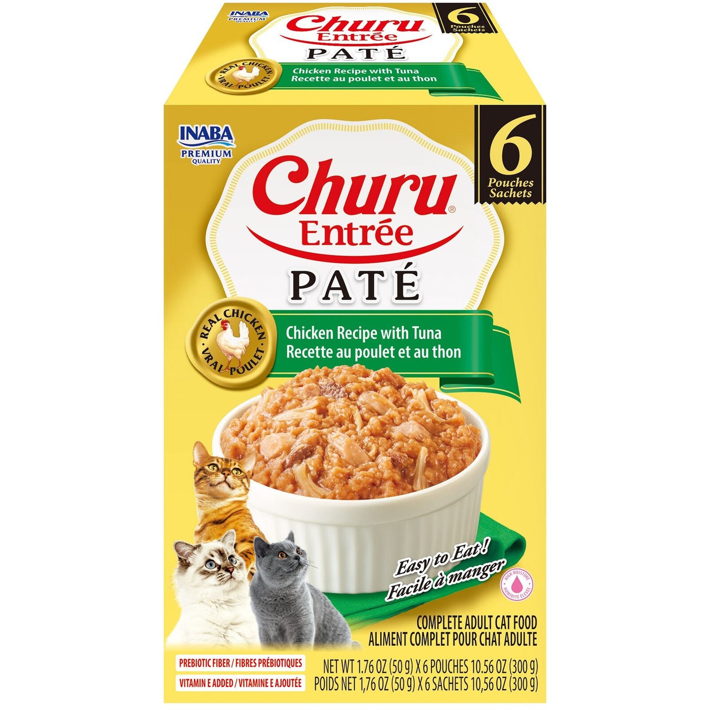 Inaba Cat Churu Entree Pate Chicken W Tuna 6X50G