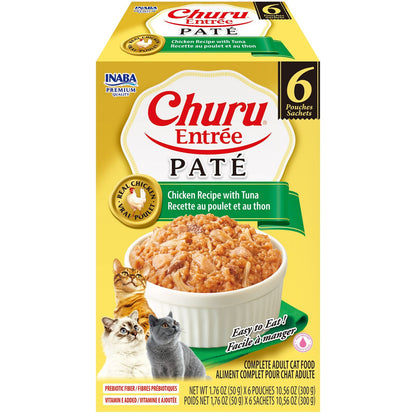 Inaba Cat Churu Entree Pate Chicken W Tuna 6X50G