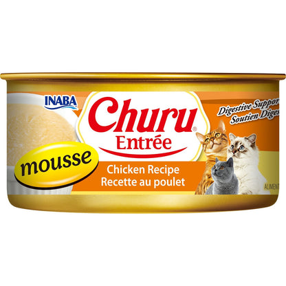 Inaba Churu Entree Mousse Chicken Wet Cat Food 156g x 24 Cans