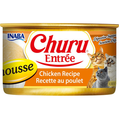Inaba Churu Entree Mousse Chicken Wet Cat Food 85g x 24 Cans