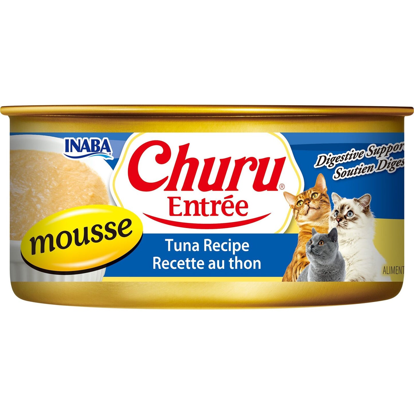 Inaba Churu Entree Mousse Tuna Wet Cat Food 156g x 24 Cans