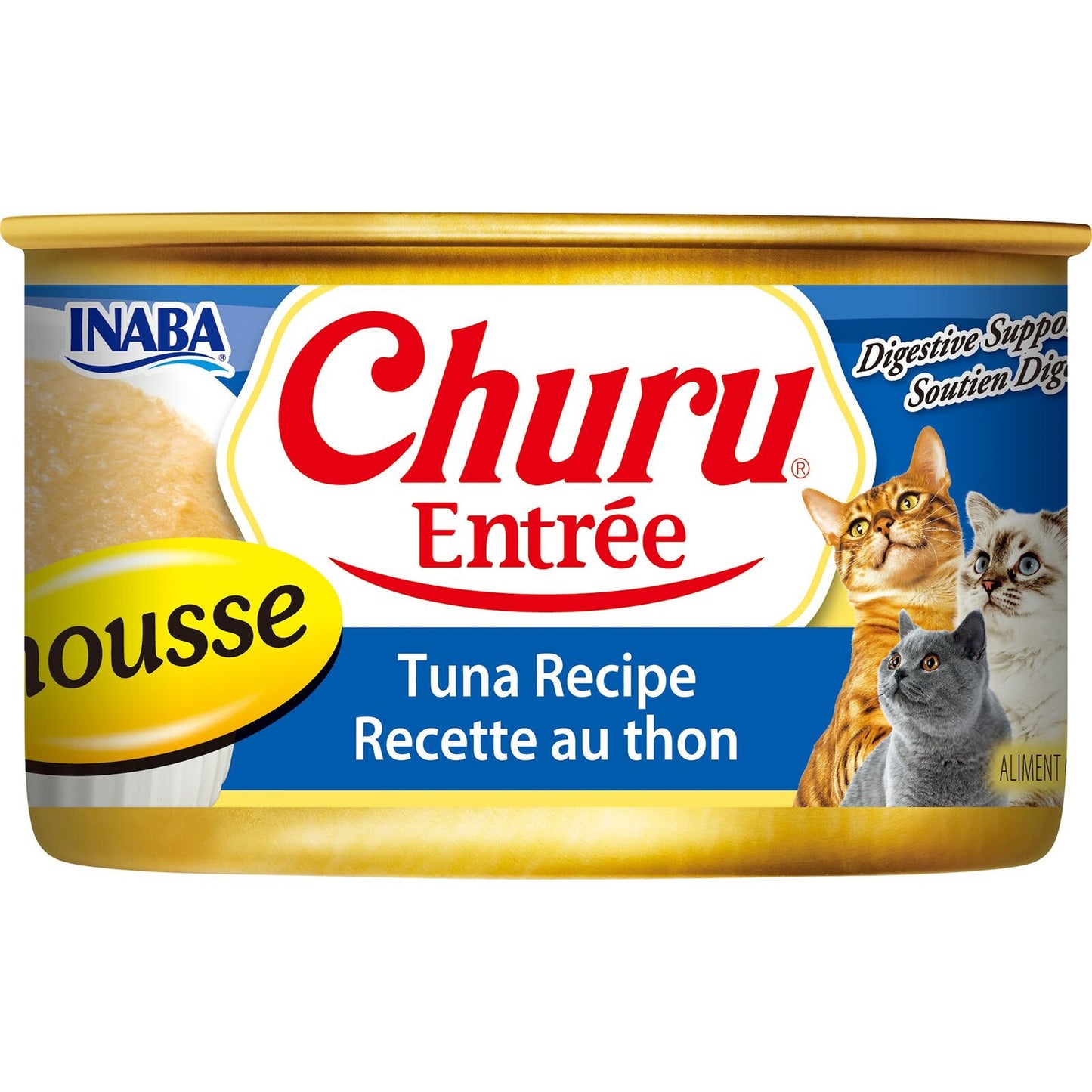 Inaba Churu Entree Mousse Tuna Wet Cat Food 85g x 24 Cans