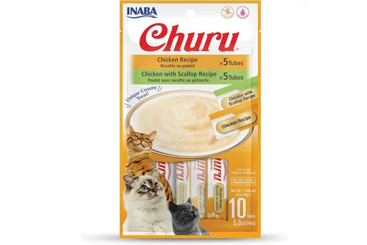 Inaba Cat Churu Puree Chicken Varieties 10Pk