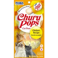 Inaba Churu Pops Chicken Cat Treats 60g x 6 Pack