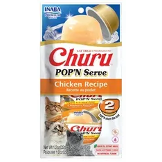 Inaba Cat Churu Pop N Serve Chicken 70G 4Pk(Om4)