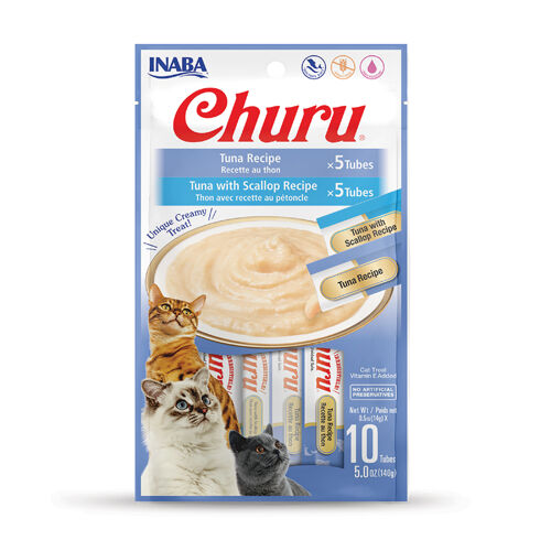 Inaba Cat Churu Pop N Serve Tuna Variety 10Pk