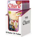 Inaba Cat Churu Puree Senior 10+ Tuna Salmon 56G 6Pk (Om6)