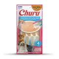 Inaba Churu Puree Salmon with Scallop Cat Treats 56g x 6 Pack