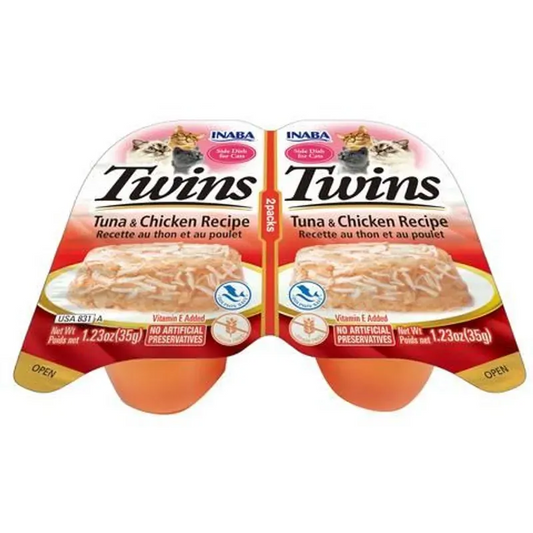Inaba Cat Twins Tuna & Chicken 70G 6Pk (Om6)