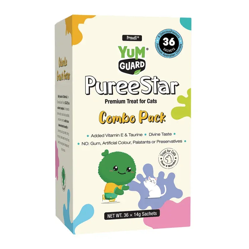 Yumguard Kitty Puree Star Combo Pack 14g 36 Pack