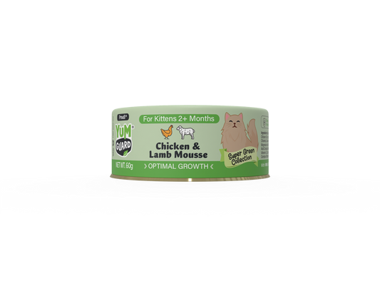 YUMGUARD OPTIMAL GROWTH CHICKEN + LAMB 12PK 60G (OM12)