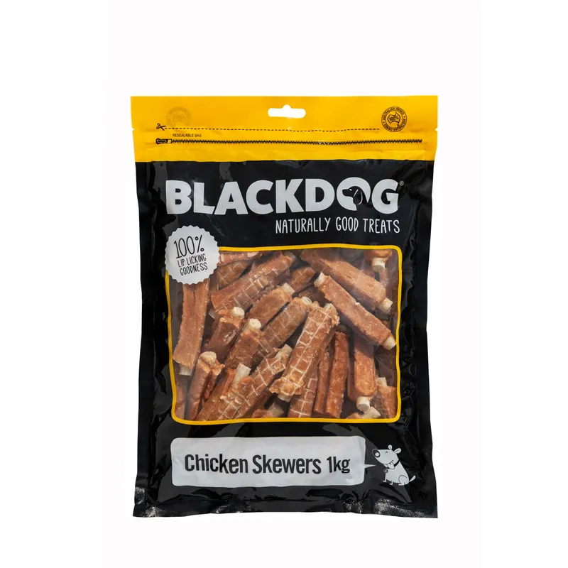 Black Dog Chicken Skewers 1Kg